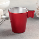 Кружка для кофе 80 мл, Flashy Expresso, цвет красный - Фото 1