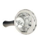 Колокольчик настольный "Shine", серебряный, 12 х 6.5 см - Фото 3