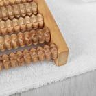 Массажёр для ног «Барабаны», 27 × 13 × 4 см, 5 рядов, деревянный - Фото 3