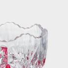 Сахарница стеклянная Доляна «Венеция листва», 300 мл, 10×12,5 см, с крышкой - Фото 4