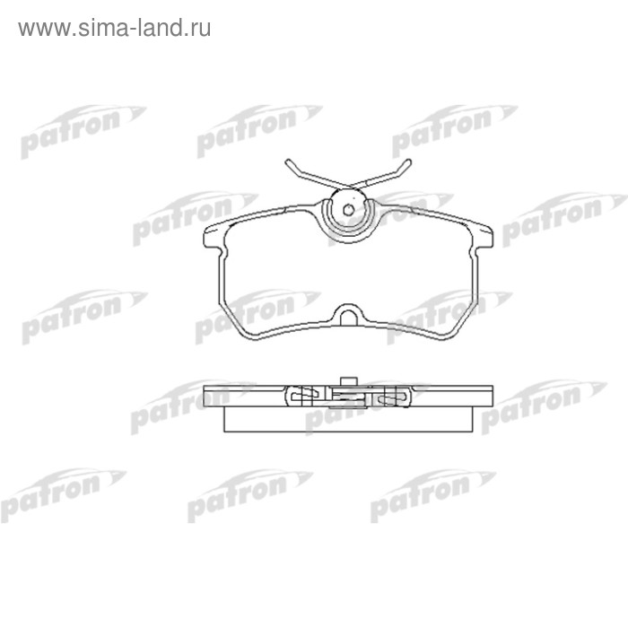 Колодки тормозные Patron PBP1319 - Фото 1