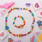 Набор детских украшений Выбражулька «Божья коровка», 2 предмета: бусы, браслет, разноцветный - Фото 6