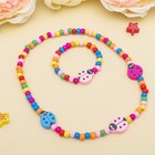 Набор детских украшений Выбражулька «Божья коровка», 2 предмета: бусы, браслет, разноцветный - Фото 8