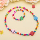 Набор детских украшений Выбражулька «Божья коровка», 2 предмета: бусы, браслет, разноцветный - Фото 9