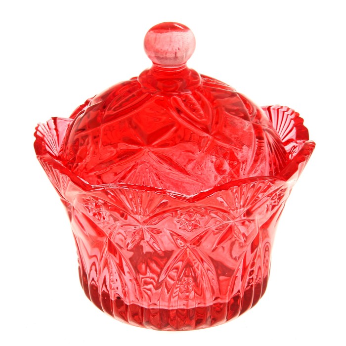 Сахарница 250 мл "Галерея", цвет красный - Фото 1