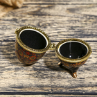 Шкатулка "Хохлома на чёрном" 7,5х4,7 см - Фото 4