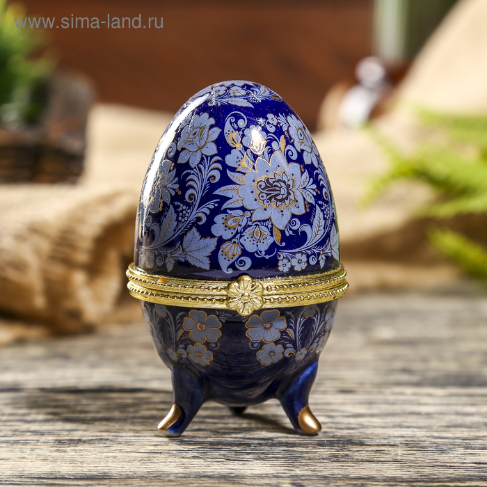 Шкатулка "Павлово" 7,5х4,7 см - Фото 1