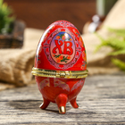 Шкатулка "Святые на красном" 7,5х4,7 см - Фото 2