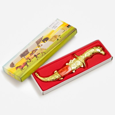 Макет оружия «Сувенирный нож. Конь»,19 см, МИКС