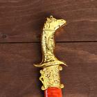 Сувенирный нож,19 см, рукоять в форме головы лошади, микс - фото 8641847