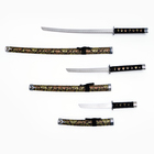 Макет оружия «Сувенирные катаны на подставке 3в1. Драконы на чёрном», подарочный набор, ножны ткань, 47 см; 70 см; 89 см - Фото 3