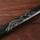 Сувенирное оружие «Катана на подставке», чёрные ножны с резным драконом, рукоять микс 100см - Фото 6