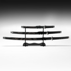 Макет оружия «Сувенирные катаны на подставке 3в1. Тьма дракона», подарочный набор, ножны дерево, 52 см; 78 см; 98 см - Фото 2