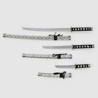 Макет оружия «Сувенирные катаны на подставке 3в1. Серая змея», подарочный набор, ножны кожзам, 47 см; 70 см; 89 см - Фото 3