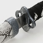 Макет оружия «Сувенирные катаны на подставке 3в1. Серая змея», подарочный набор, ножны кожзам, 47 см; 70 см; 89 см - Фото 4