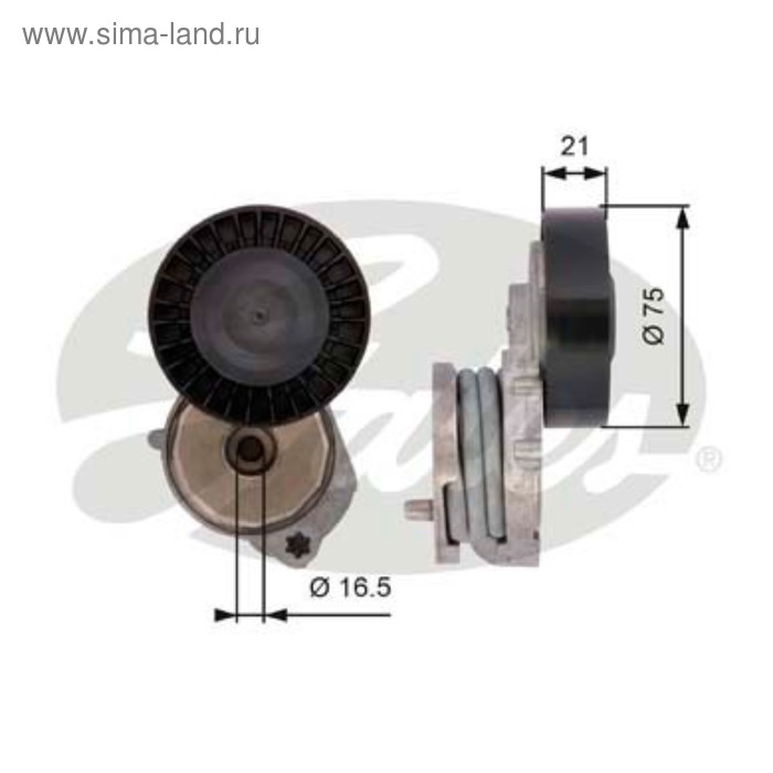 Натяжитель приводного ремня Gates T39116 - Фото 1