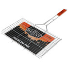 Решётка - гриль для мяса maclay, 26x45 см, хромированная сталь, для мангала - Фото 7