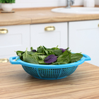 Дуршлаг кухонный, d=19 см, цвет МИКС - Фото 2