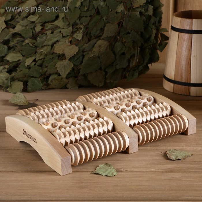 Массажер банный «Добропаровъ» роликовый, комбинированный - Фото 1