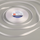 Лента атласная, 6 мм × 33 ± 2 м, цвет белый №001 - Фото 1