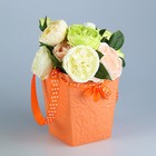 Пакет для цветов из эколюкса, микс, 22,5 х 18 х 18 см - Фото 1