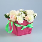 Пакет для цветов из эколюкса, микс, 13 х 16 х 16 см - Фото 1