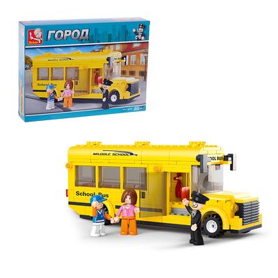 Конструктор Sluban «Школьный автобус», 219 деталей
