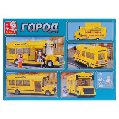 Конструктор Sluban «Школьный автобус», 219 деталей