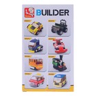 Конструктор «Городской транспорт», 59 деталей, 4 вида, МИКС - Фото 9