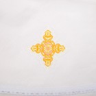 Набор крестильный для девочки (рубашка, пелёнка, мешок), рост 86-92 (28), 1,5-2 года,100% хлопок, бязь - Фото 10