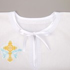 Набор крестильный для мальчика (рубашка, пелёнка, мешок), рост 86-92 (28), 1,5-2 года, бязь   289910 - Фото 3