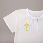Набор крестильный для мальчика (рубашка, пелёнка, мешок), рост 86-92 (28), 1,5-2 года, бязь   289910 - Фото 4