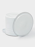 Кастрюля эмалированная, 9 л, d=21 см, с крышкой, без деколи, белая - Фото 3