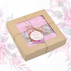Полотенце подарочное "Этель" Для женщин, розовый 50х90 см бамбук, 460 г/м² - Фото 1
