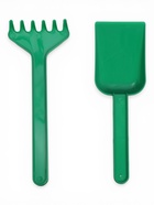 Набор игрушек для песочницы: ведёрко, 4 формочки для песка, грабли, лопатка, МИКС - Фото 17