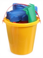 Набор игрушек для песочницы: ведёрко, 4 формочки для песка, грабли, лопатка, МИКС - Фото 19