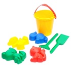 Набор игрушек для песочницы: ведёрко, 4 формочки для песка, грабли, лопатка, МИКС - Фото 10