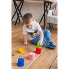 Пирамидка детская, стаканчики для песка, пластик, цвета МИКС - Фото 7