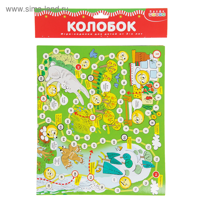 Настольная игра «Колобок» - Фото 1