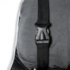 Накидка на сиденье, натуральная шерсть, белая - Фото 4