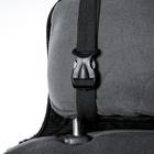 Накидка на сиденье, натуральная шерсть, черная - Фото 4