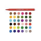 Фломастеры 30 цветов 36 штук Carioca Joy, 2.6мм, смываемые, увеличенный ресурс, суперяркие, европодвес - Фото 3