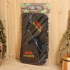 Набор для бани с вышивкой «100% мужик», шерсть 30%, полиэфир 70%, 3 предмета: шапка, рукавица, коврик, «Банная забава» - Фото 12