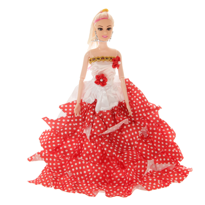 Кукла-модель шарнирная «Анна» в пышном платье, МИКС 42947