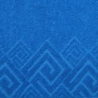 Полотенце махровое «Poseidon» 100х150, цвет голубой - Фото 2