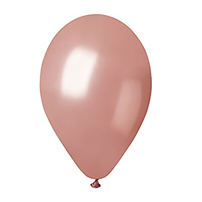 Шар латексный 10", металлик, набор 100 шт., rose gold