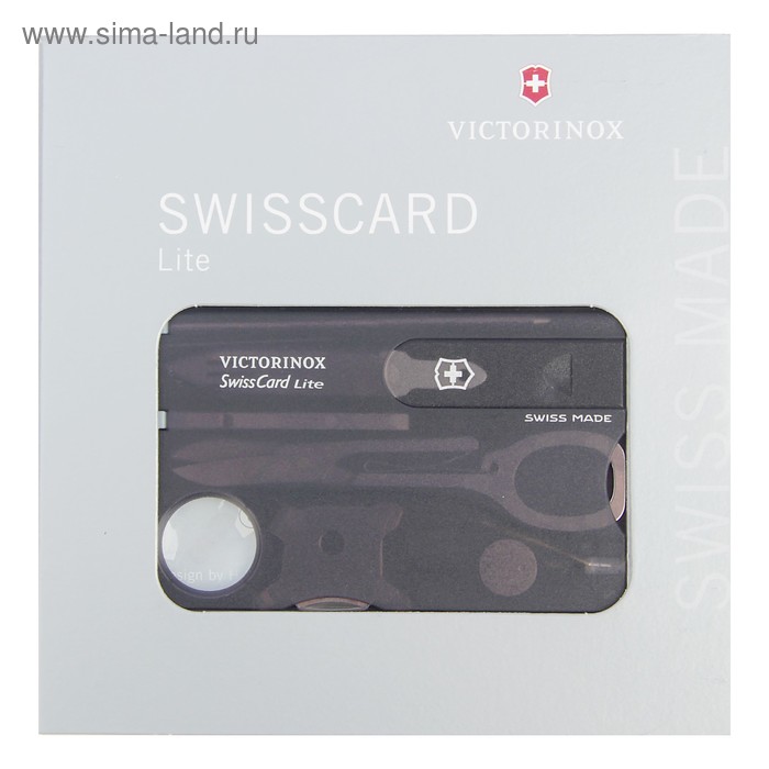 Швейцарская карточка VICTORINOX SwissCard Lite 0.7333.T3, 13 функций - Фото 1