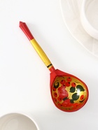 Ложка деревянная «Краснушка», полубасок, красный фон - Фото 12