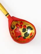 Ложка деревянная «Краснушка», полубасок, красный фон - Фото 14