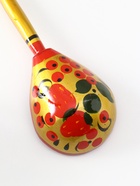 Ложка деревянная «Краснушка», полубасок, красный фон - Фото 15